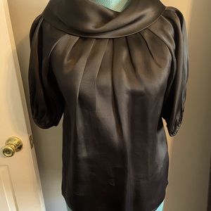 St John Silk black blouse